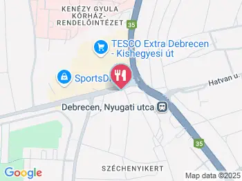 McDonald's - Kishegyesi utca Debrecen a térképen