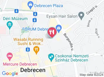 Melange Debrecen a térképen