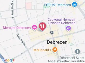 Mici Cuki Debrecen a térképen