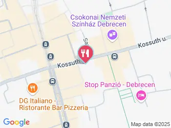 Mignon Cukrászda Debrecen a térképen