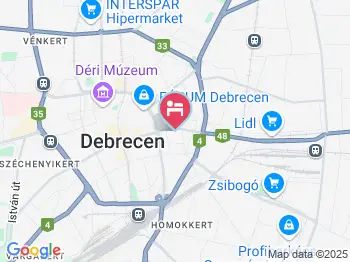 Minerva Panzió Debrecen a térképen