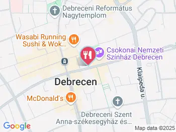 Művészbejáró Debrecen a térképen