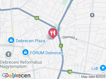 Néro Caffe Debrecen a térképen