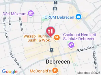 Nonna Rosa Debrecen a térképen