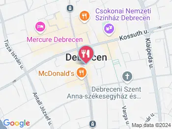 Panero Pékség & Bisztró Debrecen a térképen