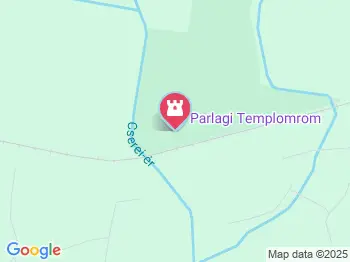 Parlagi templomrom Debrecen a térképen