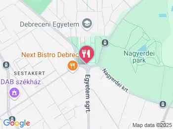 Pepe Panini Cafe - Egyetem tér Debrecen a térképen