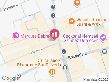 Pepe Panini Cafe Debrecen a térképen