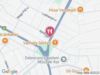 Pikoló Söröző Debrecen a térképen