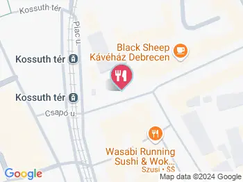 Pizza, Kávé, Világbéke Debrecen a térképen