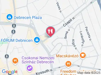Pizza Valentino La Caffé Debrecen a térképen