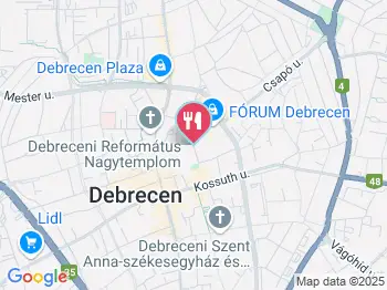 Primavera Fagyizó Debrecen a térképen