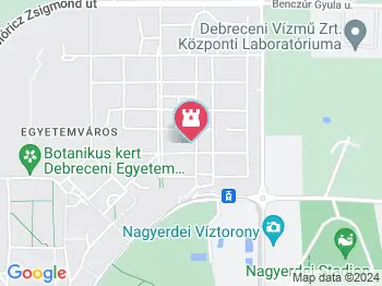 Professzorok szoborkompozíció Debrecen a térképen