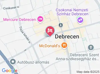 Boutique Hotel Régi Posta Debrecen a térképen