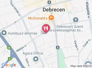 Rézi Néni Vendéglője Debrecen a térképen