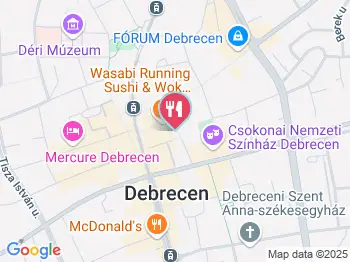 Romker Debrecen a térképen