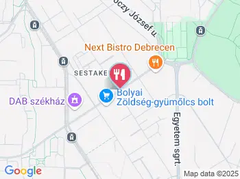 Roy Café & Restaurant Debrecen a térképen