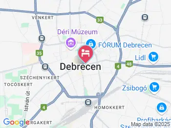 Sas Apartman Debrecen a térképen
