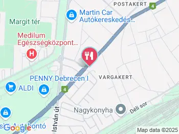 Semann Vendéglő Debrecen a térképen