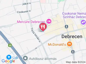 Sheldon's Debrecen a térképen