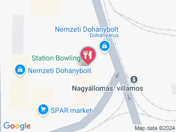 Station Bowling Pub Debrecen a térképen