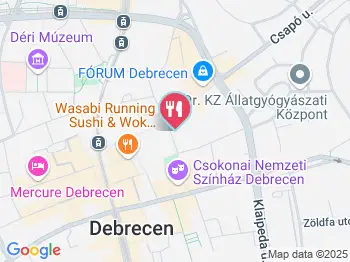 Street Bistro Gastrobar Debrecen a térképen