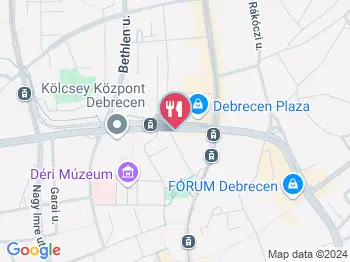 Susmus Café Debrecen a térképen