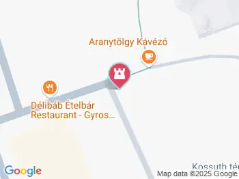 Szabó Lőrinc szobra Debrecen a térképen