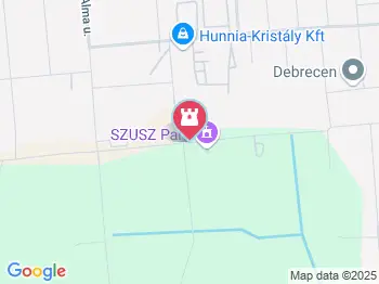 SZUSZ Park Debrecen a térképen