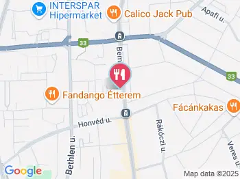 Szmöre Burger Debrecen a térképen