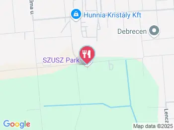 SZUSZ Étterem Debrecen a térképen