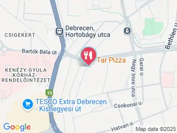 Tar Pizzéria Debrecen a térképen