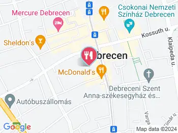 The Macaron Bites Debrecen a térképen