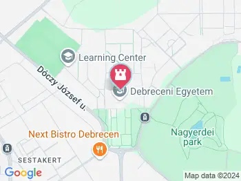 Tisza István-szobor Debrecen a térképen