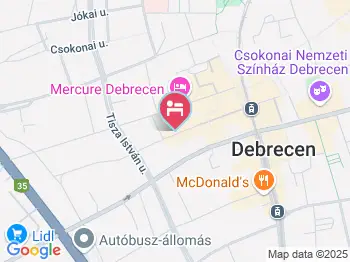 VargaZ Apartman Debrecen a térképen