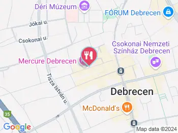 Winestone Étterem Debrecen a térképen