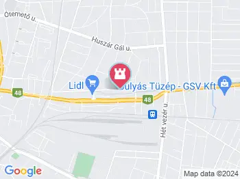 Zsuzsi Erdei vasút Debrecen a térképen