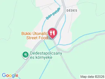Bükki Útonálló Street Food Dédestapolcsány a térképen