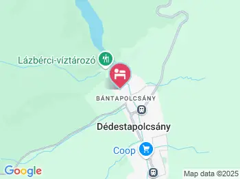 Rácz Vendégház Dédestapolcsány a térképen