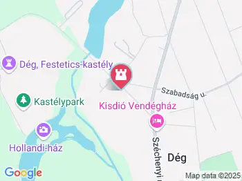 Festetics-kastély Dég a térképen