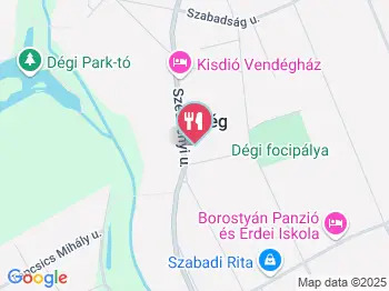 Kristály Étterem & Pizzéria Dég a térképen