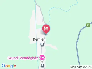 Bodza Vendégház Demjén a térképen