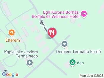 Egri Korona Borház & Wellness Hotel étterme Demjén a térképen