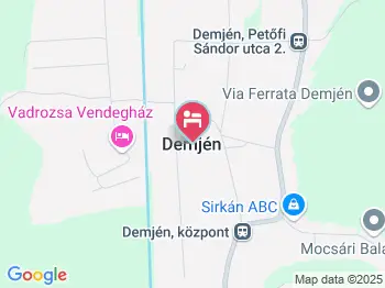 Egri Korona Borház & Wellness Hotel Demjén a térképen