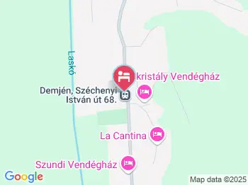 Mézes Völgy Vendégház Demjén a térképen