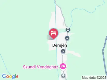 Pásti Vendégház Demjén a térképen