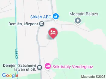 Piramis Fürdő és Üdülőpark Demjén a térképen