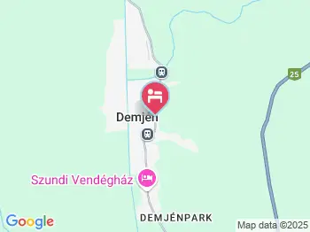 Sas-Fészek Vendégház Demjén a térképen