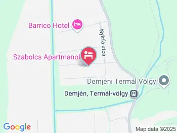 Szabolcs Vendégház Demjén a térképen