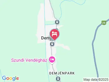 Szikla Apartmanház Demjén a térképen